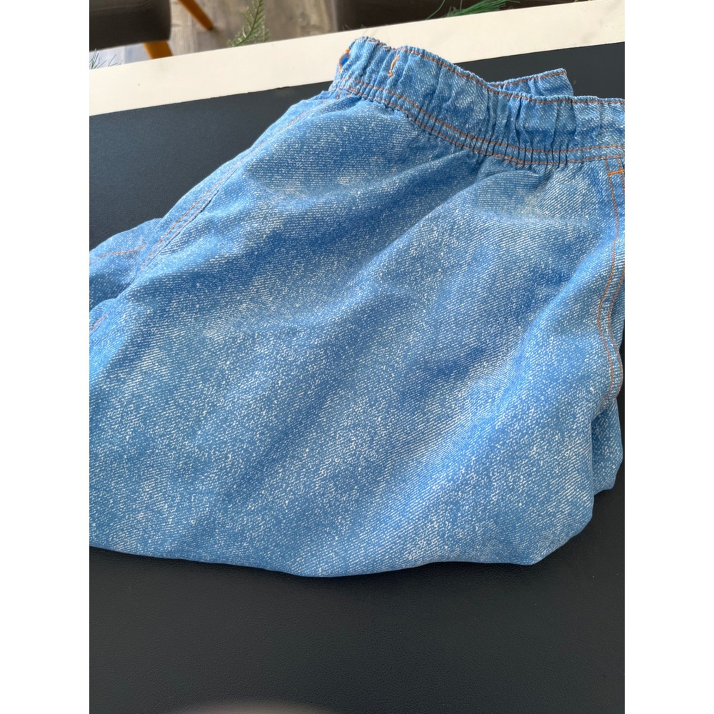 Peter Millar Men's Swim Trunks Blue Pattern Elastic Waist Size‎ Medium